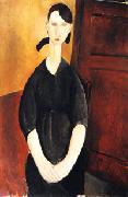 Amedeo Modigliani Paulette Jourdain painting